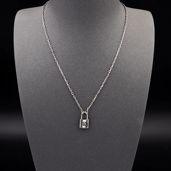 Louis Vuitton Silver Lockit Pendant – LV Luxury Jewelry | GodJewel