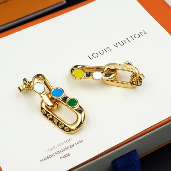Lv Edge Painted Dots Earrings – Lv X Yayoi Kusama | GodJewel