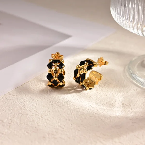 Louis Vuitton Lv Malletage Earrings at Godjewel