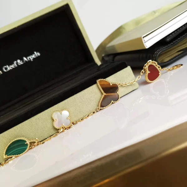 Van Cleef Lucky Alhambra bracelet – Playful charm-inspired luxury bracelet with lucky symbols by GodJewel