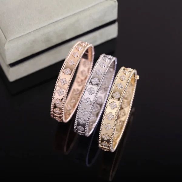 Van Cleef Perlée clovers bracelet | Luxury Jewelry at GodJewel