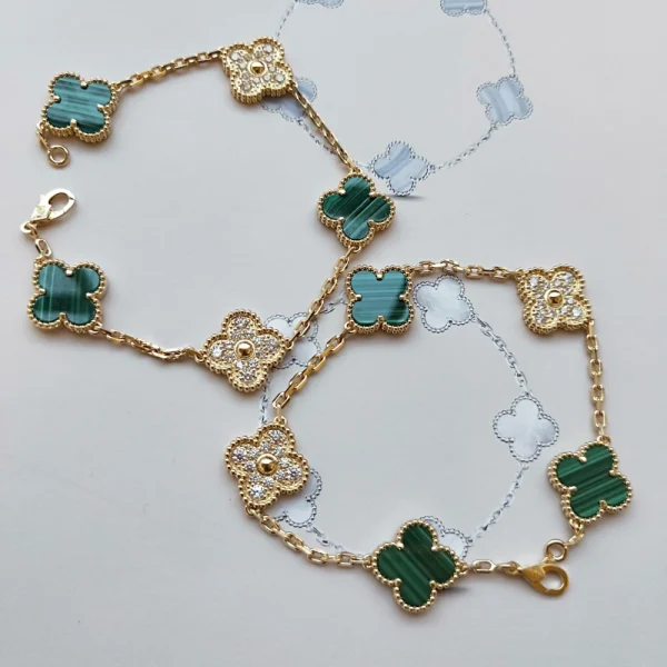 Van Cleef & Arpels Vintage Alhambra bracelet – Iconic clover-motif luxury jewelry by GodJewel