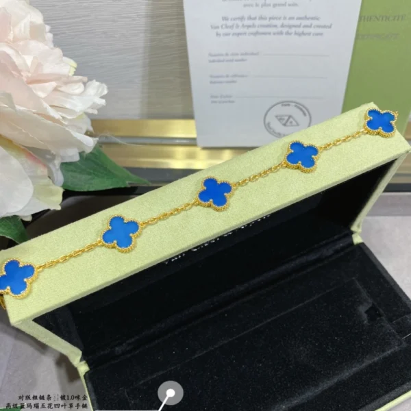 Van Cleef and Arpels Vintage Alhambra bracelet – Timeless clover-motif luxury jewelry by GodJewel