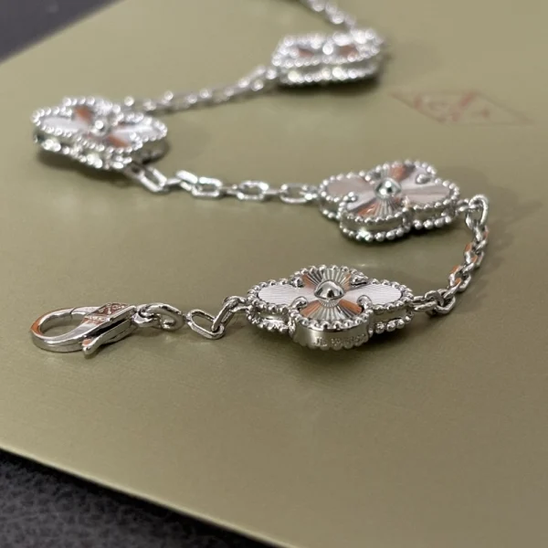 Van Cleef Alhambra bracelet 5 motifs – Iconic clover-motif luxury bracelet by GodJewel