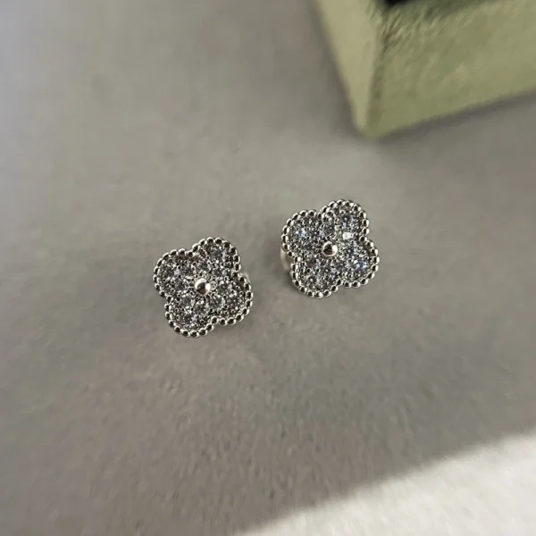 Van Cleef Alhambra earrings – High-quality floral-inspired earrings available at GodJewel