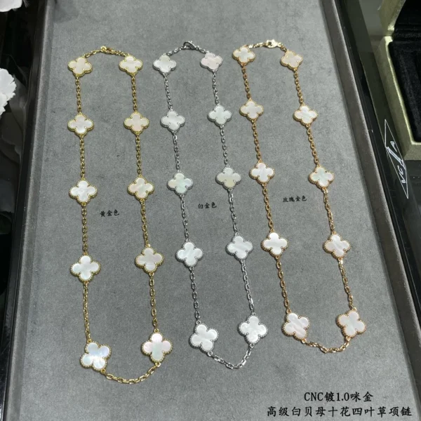 Van Cleef Vintage Alhambra necklace | GodJewel Inspired Jewelry