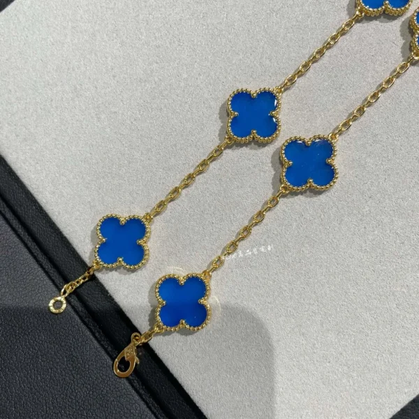 Van Cleef Vintage necklace 10 motifs – Elegant clover-inspired luxury jewelry by GodJewel
