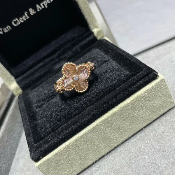 Van Cleef & Arpels Vintage Alhambra ring – Timeless clover design luxury jewelry by GodJewel