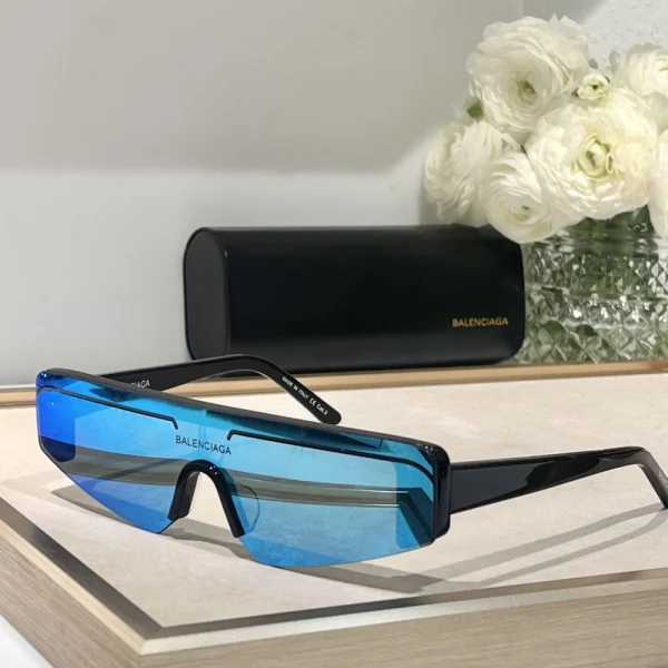 Sporty Balenciaga Ski sunglasses blending athletic performance with bold fashion