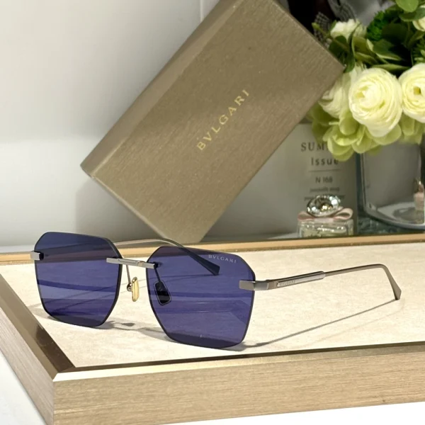 Bvlgari Octo Finissimo sunglasses featuring ultra-thin frame and minimalist Italian design