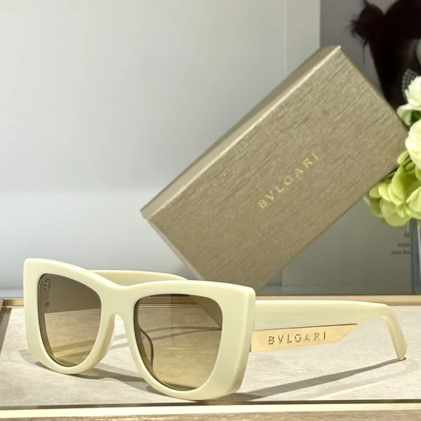 Bvlgari Roma eyewear in oversized silhouette, blending classic lines with modern luxury