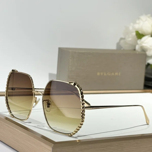 Bvlgari Serpenti sunglasses styled with a modern outfit, bold yet elegant