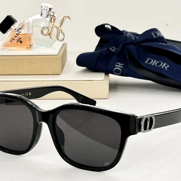 Christian Dior CD Icon S1F sunglasses with gradient lenses and signature CD logo, captured under soft natural lighting