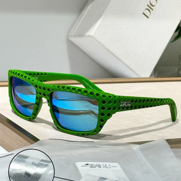 High-fashion Dior Dior3D S1I sunglasses styled with minimalist jewelry for a contemporary couture look