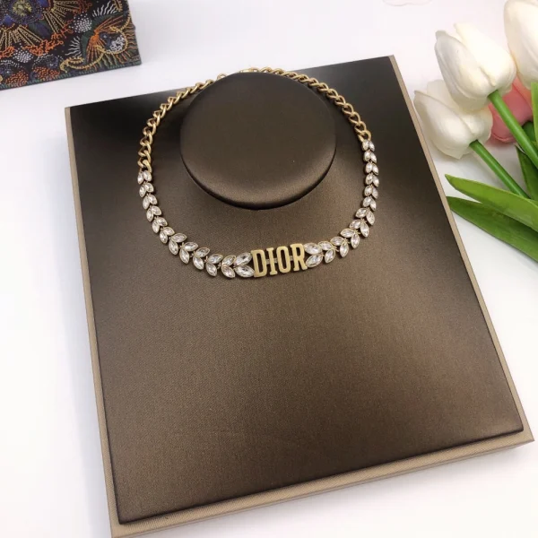 Dior Dio(R)evolution choker necklace with crystal-encrusted Dior logo