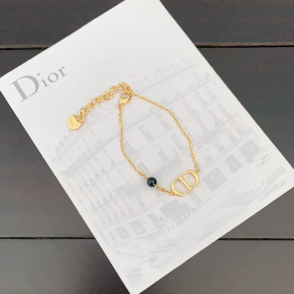 Dior Petit CD bracelet with delicate chain and signature CD charm