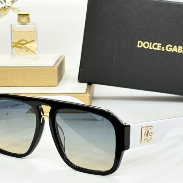 Dolce & Gabbana DG Crossed Sunglasses with bold frame design and premium UV protection