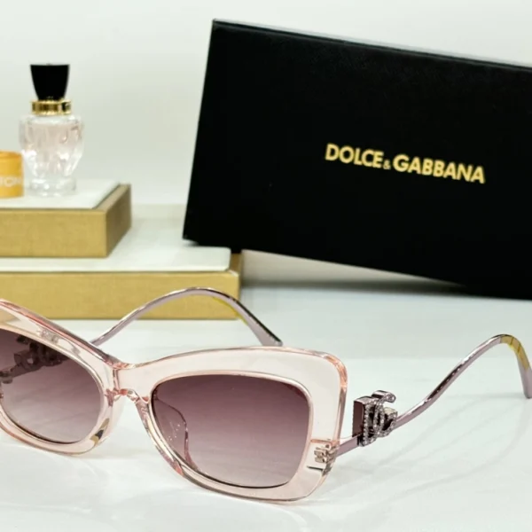 Dolce & Gabbana DG Crystal Sunglasses with sparkling accents and premium UV protection