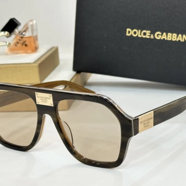 Dolce & Gabbana DG Plaque Sunglasses combining Italian elegance with contemporary fashion