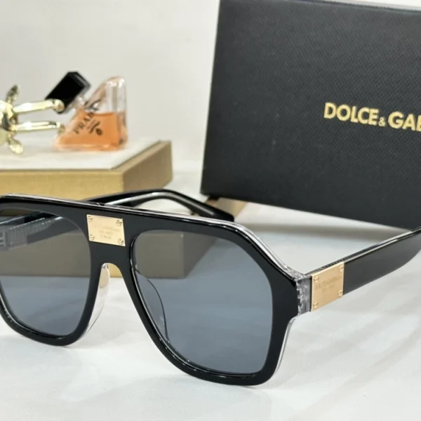Elegant Dolce & Gabbana DG Plaque Sunglasses designed for men and women with refined taste