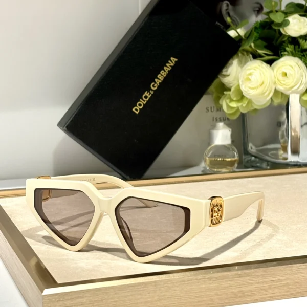 Dolce & Gabbana DG Precious luxury sunglasses with signature logo embellishments on the temples