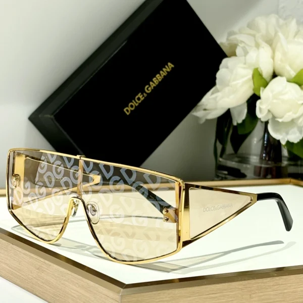 Stylish Dolce & Gabbana DNA sunglasses with signature logo detail and UV protection lenses