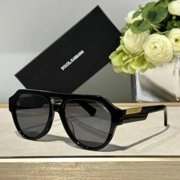 Dolce & Gabbana Mirror Logo Sunglasses with reflective lenses and signature logo design