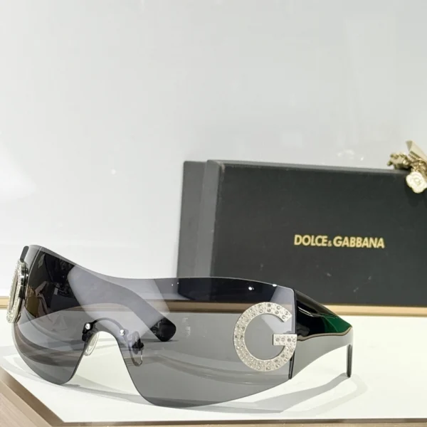Stylish Dolce & Gabbana Re-Edition sunglasses featuring bold frame design and UV protection lenses