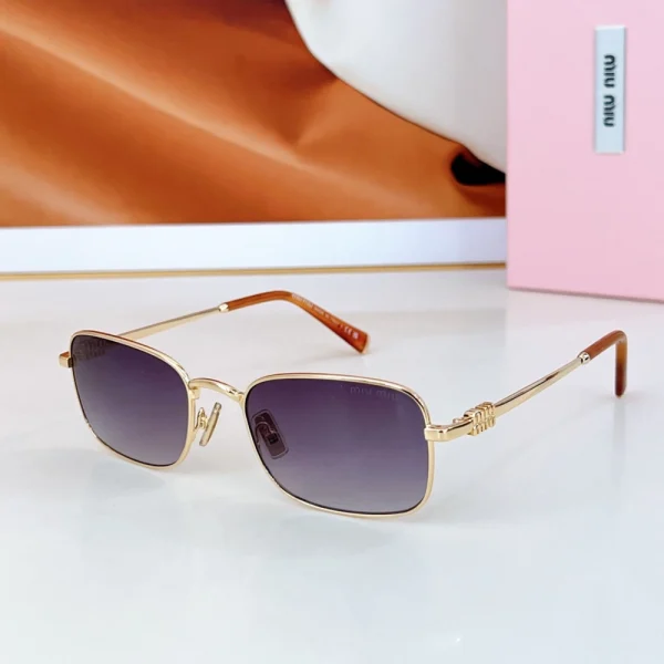 Miu Miu Logo sunglasses MM-SG68 with bold black frame and signature logo on temples