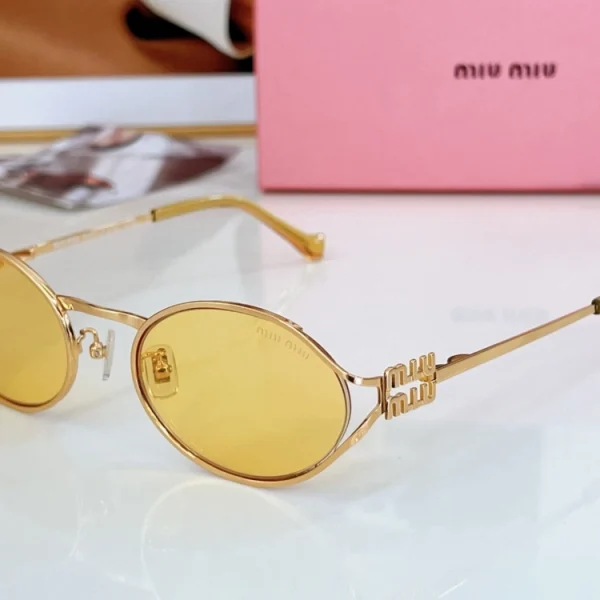Stylish Miu Miu MM-SG26 logo sunglasses with tinted lenses and designer silhouette