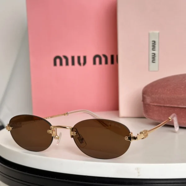 Chic Miu Miu sunglasses styled with contemporary fashion outfit