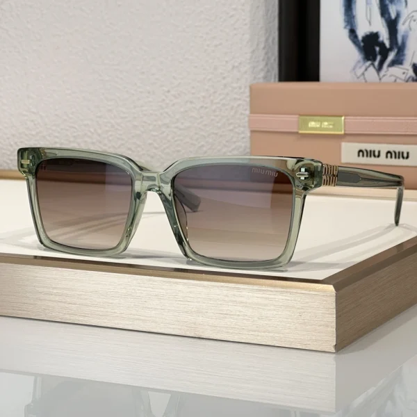 Miu Miu sunglasses set including protective case and branded cleaning cloth