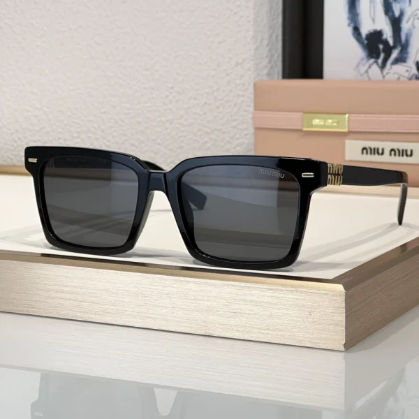 High-quality Miu Miu sunglasses with polished finish and durable construction
