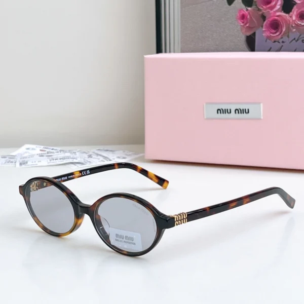 MiuMiu Miu Regard sunglasses showcasing modern silhouette and soft ombré lenses
