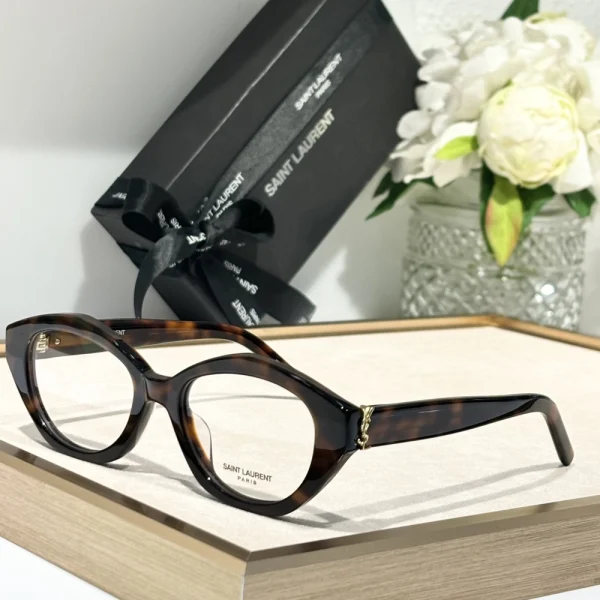 Saint Laurent SL M148/F sunglasses with bold square frame in glossy black acetate and dark grey lenses