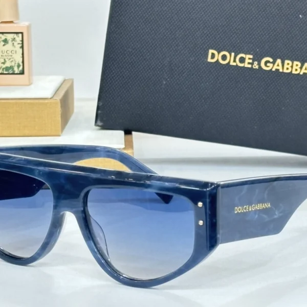 Dolce & Gabbana DG Sharped Sunglasses combining chic style with premium lens protection