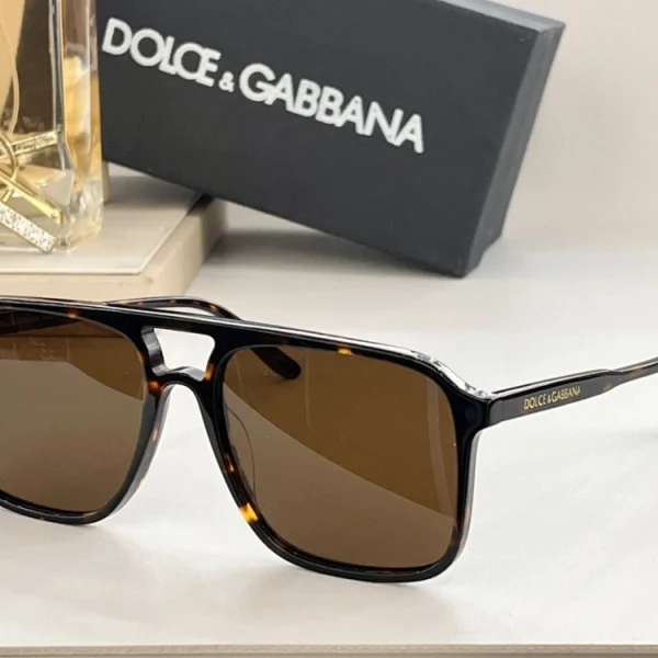 Elegant Dolce & Gabbana Thin Profile Sunglasses featuring modern Italian design