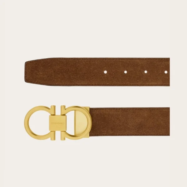 Stylish Ferragamo Gancini Belt with adjustable fit and timeless luxury design