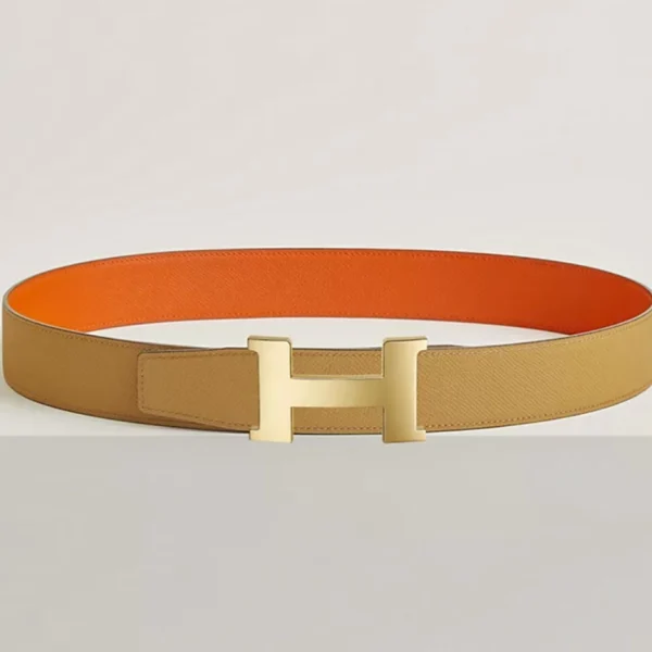 Hermès Constance Belt Buckle with Reversible Leather Strap 38mm featuring iconic Constance design and luxurious craftsmanship