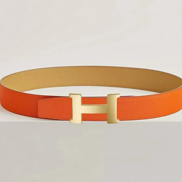 Elegant Hermès Constance Reversible Leather Belt 38mm offering timeless French style and premium quality