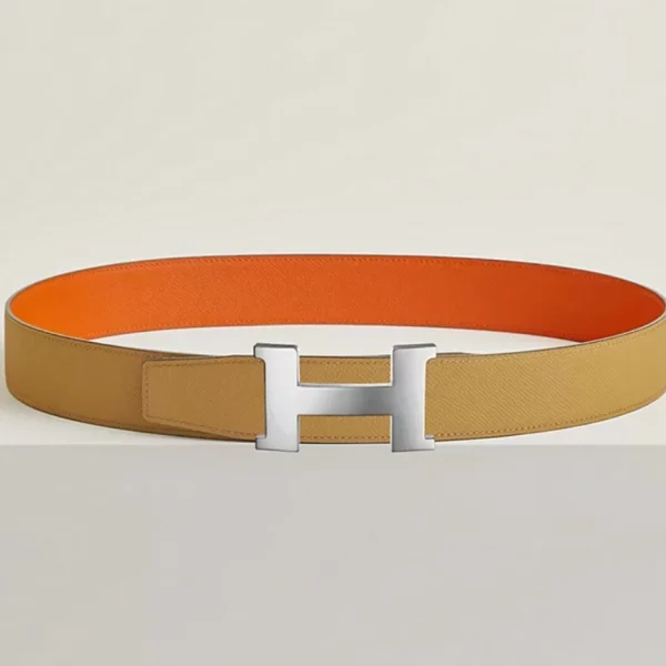 Hermès Constance Belt Buckle with Reversible Leather Strap 38mm showcasing iconic H buckle and refined French craftsmanship