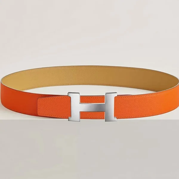 Elegant Hermès Constance Reversible Leather Belt 38mm offering luxury style and versatile Hermès design