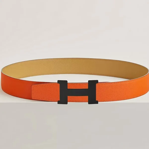 Luxury Hermès Constance Reversible Leather Belt 38mm offering timeless French sophistication and versatile design