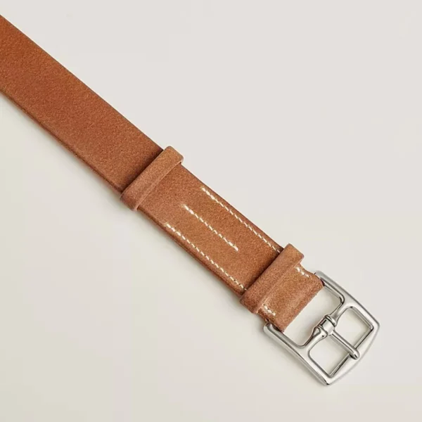 Stylish Hermès Étrivière 32 Belt Naturel Sable offering timeless luxury and refined design