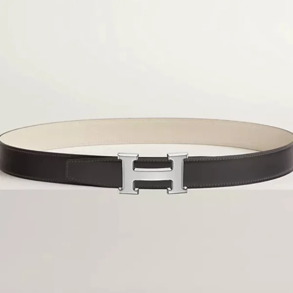 Hermès H Belt Buckle with Reversible Leather Strap 32mm featuring iconic H buckle and luxurious craftsmanship