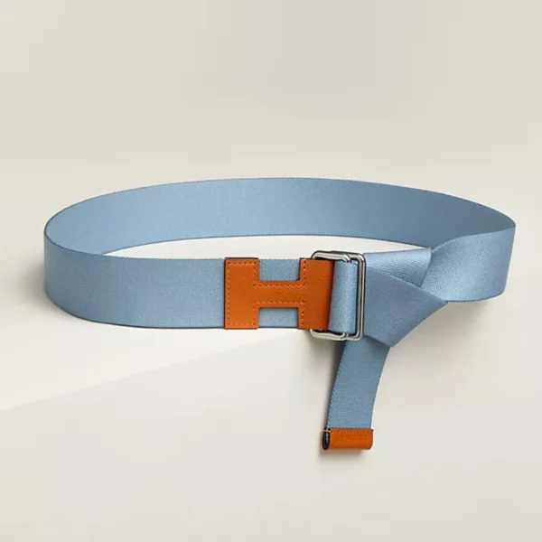 Hermès Nomade 40 Belt Orange featuring vibrant orange leather and iconic Hermès craftsmanship