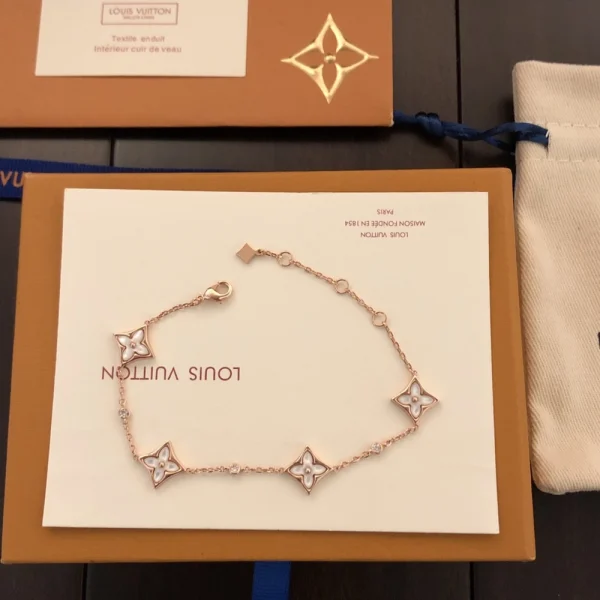 Louis Vuitton Color Blossom BB Bracelet featuring signature flower motif and elegant chain