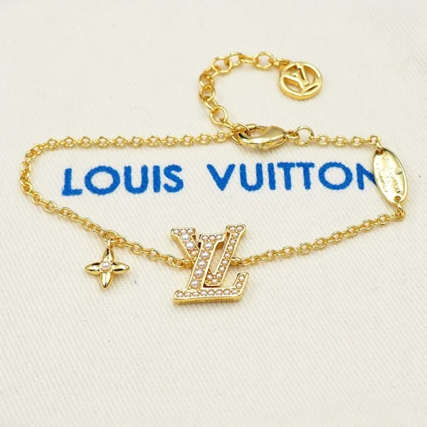 Louis Vuitton Iconic Pearls Bracelet in branded packaging with iconic LV logo