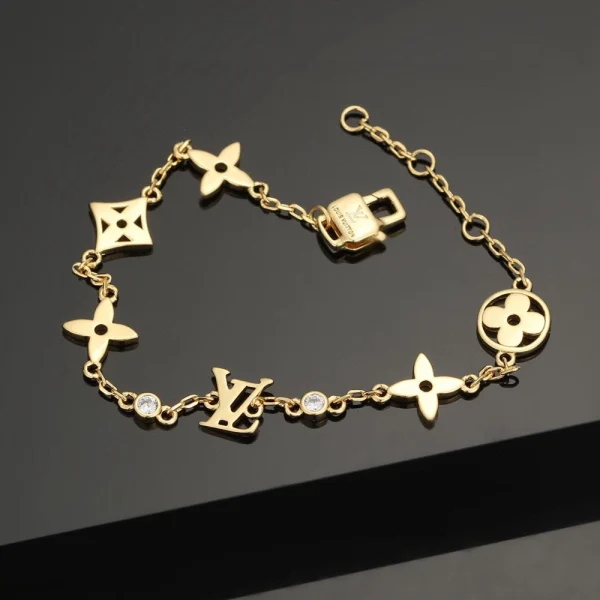 Louis Vuitton Idylle Blossom Monogram Bracelet placed in branded LV box
