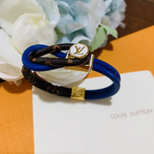 Louis Vuitton Loop It Bracelet in original LV packaging with logo embossing